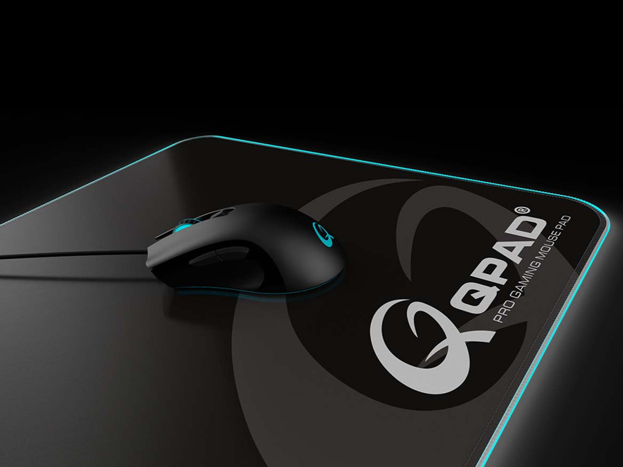 QPAD FLX 900 PRO Gaming Mouse Pad RGB LED