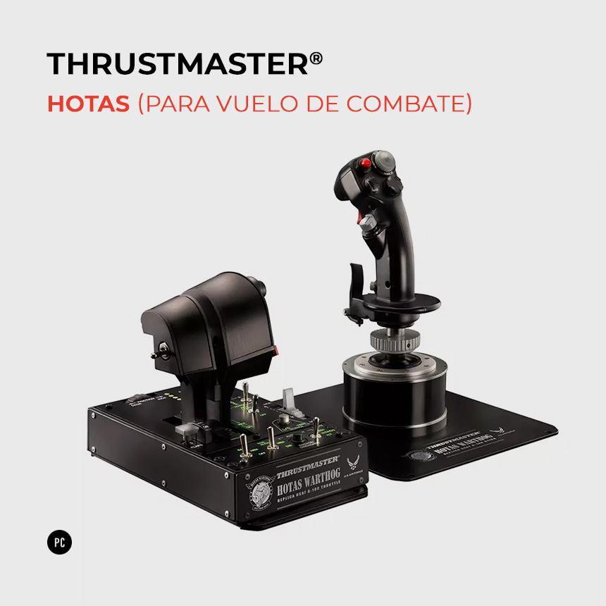 HOTAS para vuelo de combate