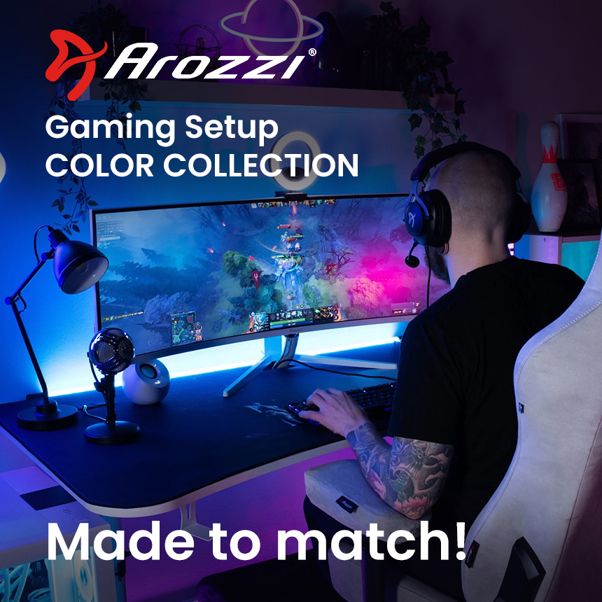 Setups personalizados Arozzi para Gamers